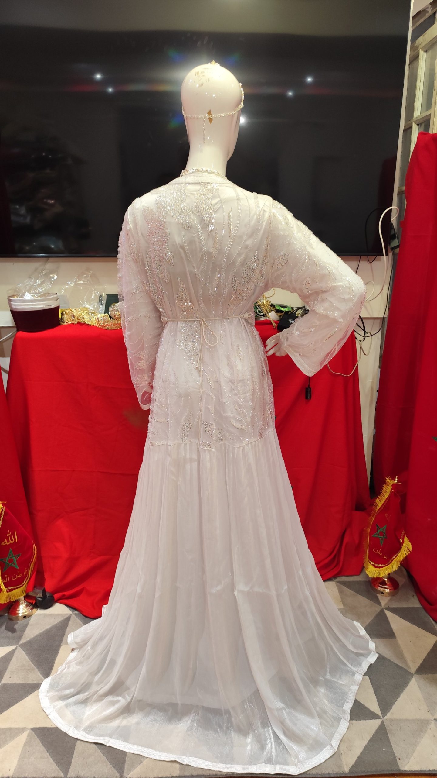 caftan marocain neuf avec ceinture – Image 11
