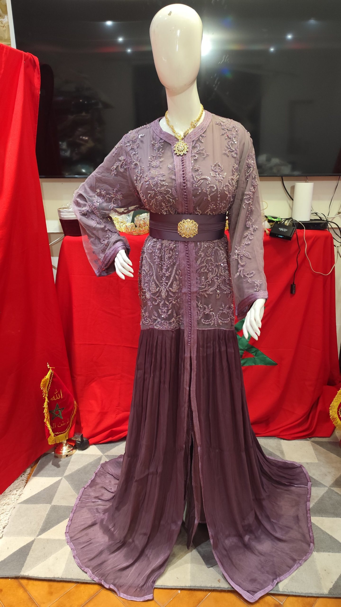caftan marocain neuf avec ceinture – Image 12