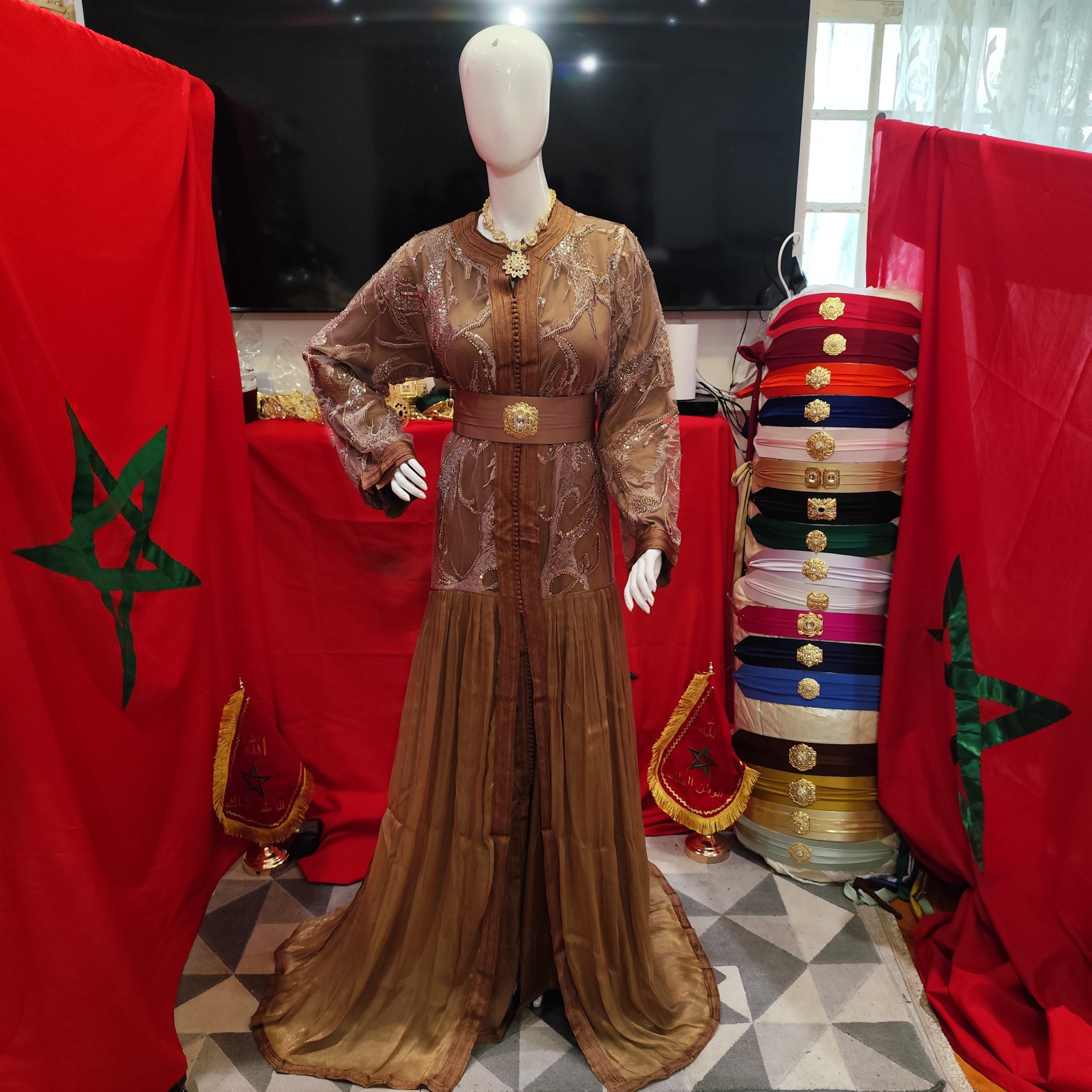 caftan marocain neuf avec ceinture – Image 15