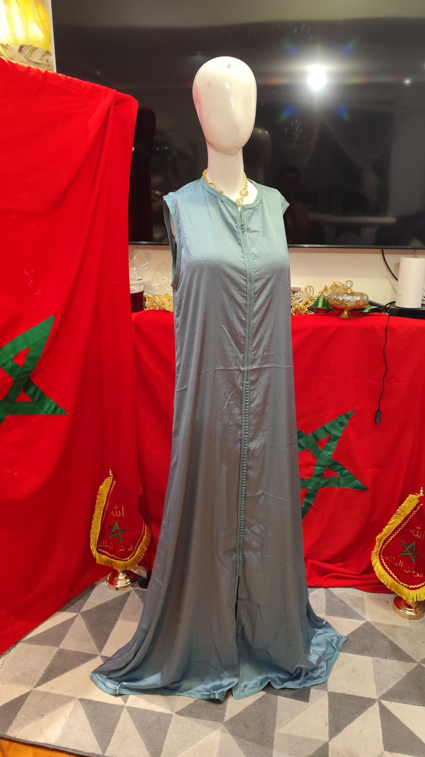caftan marocain neuf avec ceinture – Image 3