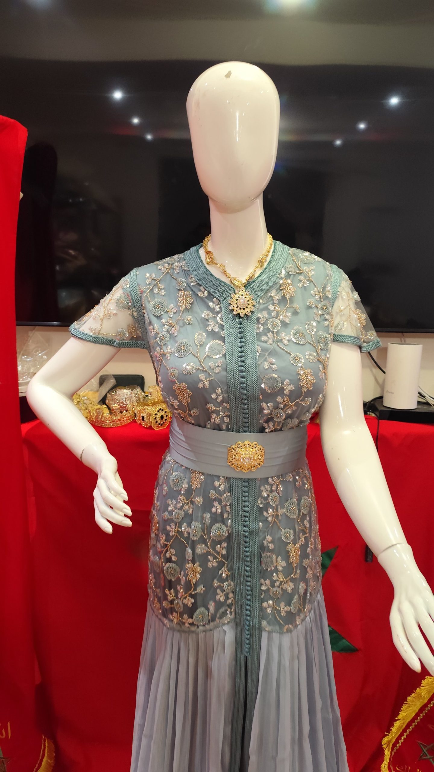 caftan marocain neuf avec ceinture – Image 5