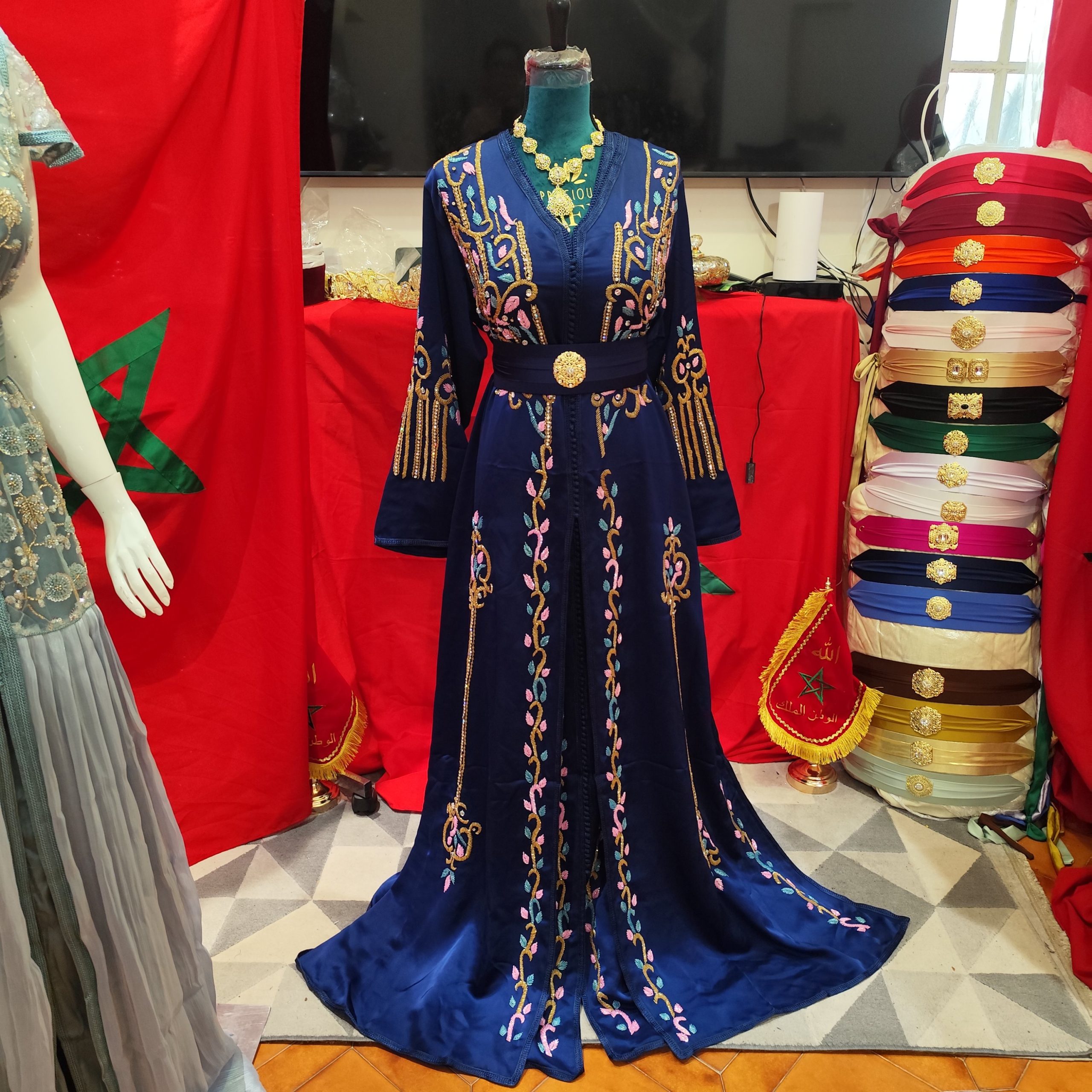 caftan marocain neuf grande taille 64cm – Image 11