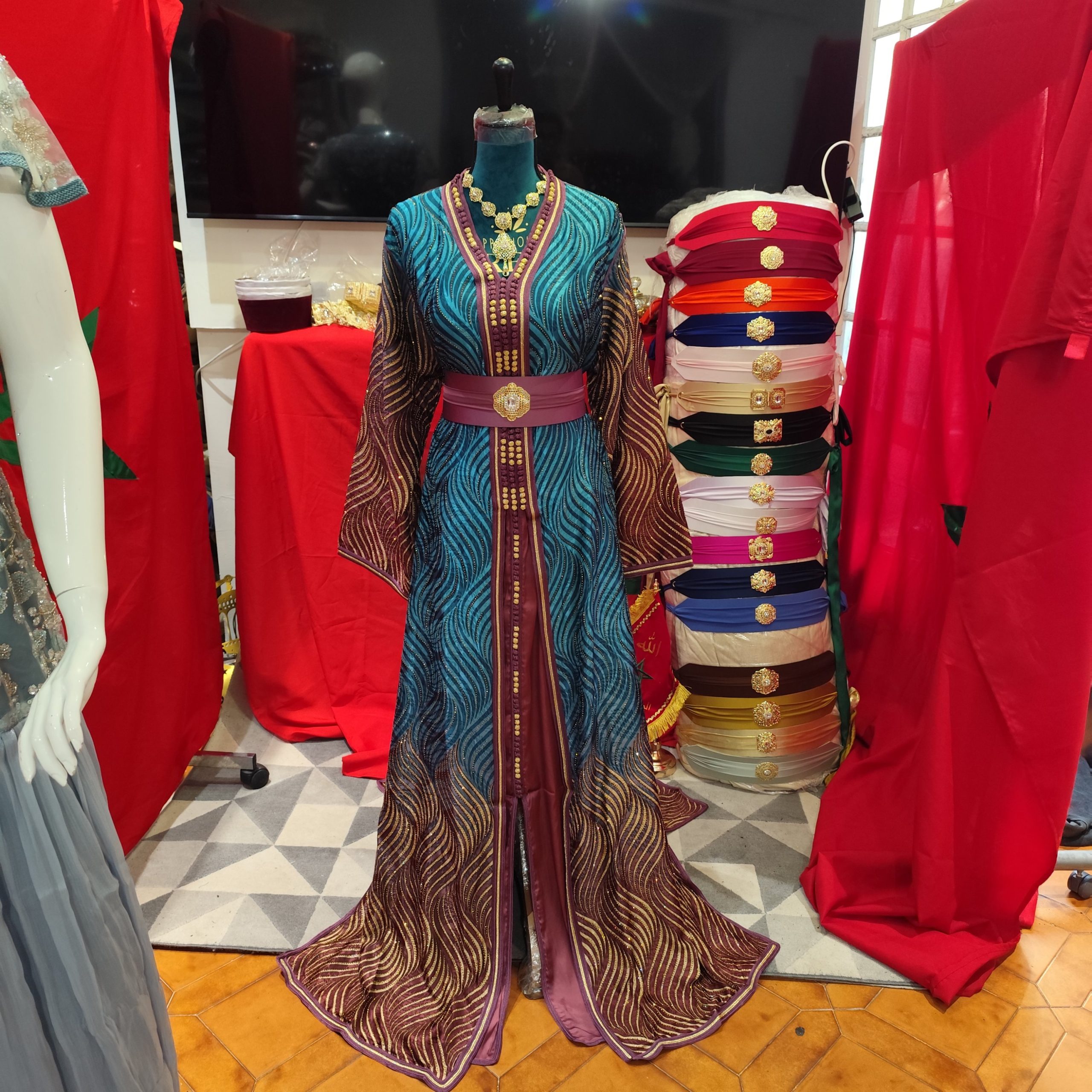 caftan marocain neuf grande taille 68cm – Image 10
