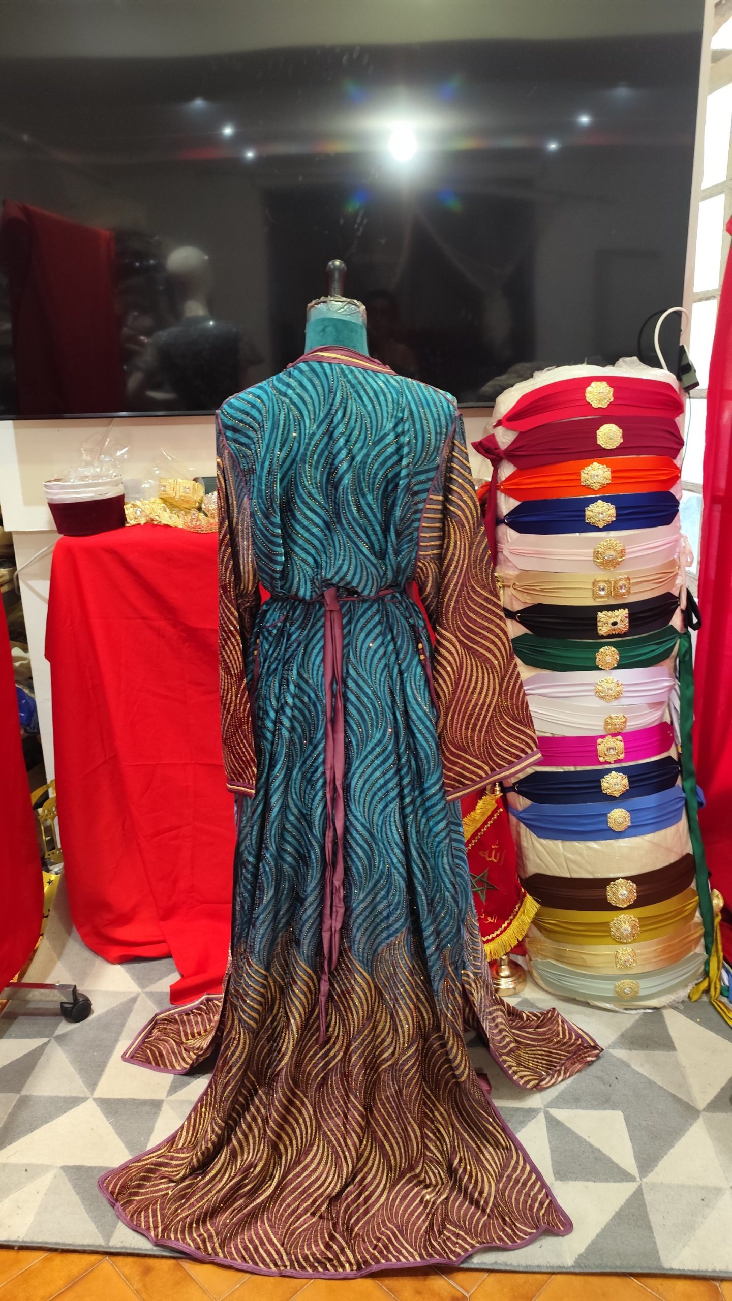 caftan marocain neuf grande taille 68cm – Image 7