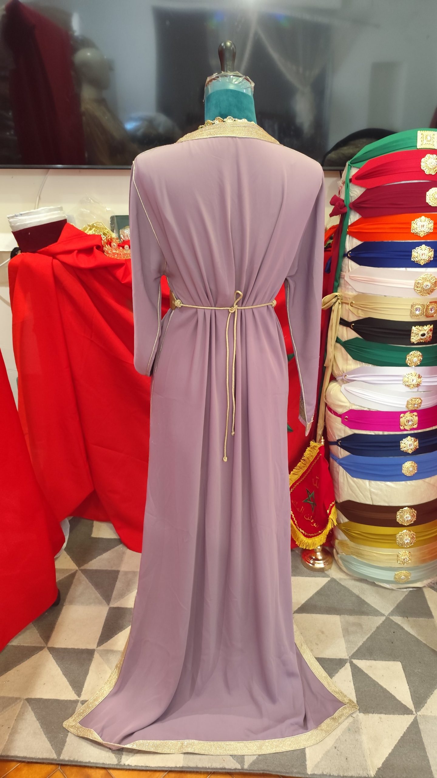caftan marocain d occasion doublé – Image 5