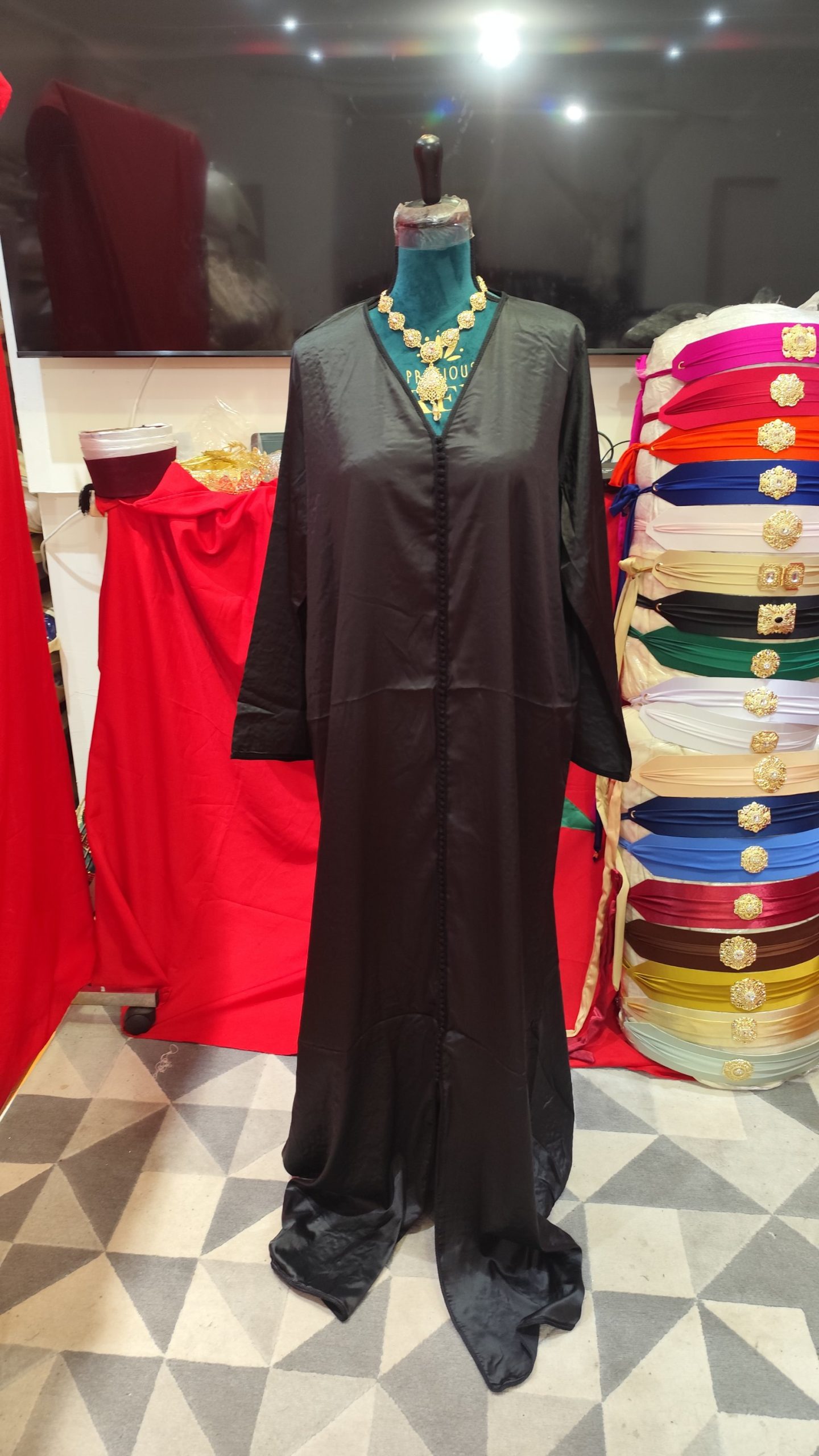 caftan marocain neuf avec ceinture
grande taille – Image 2