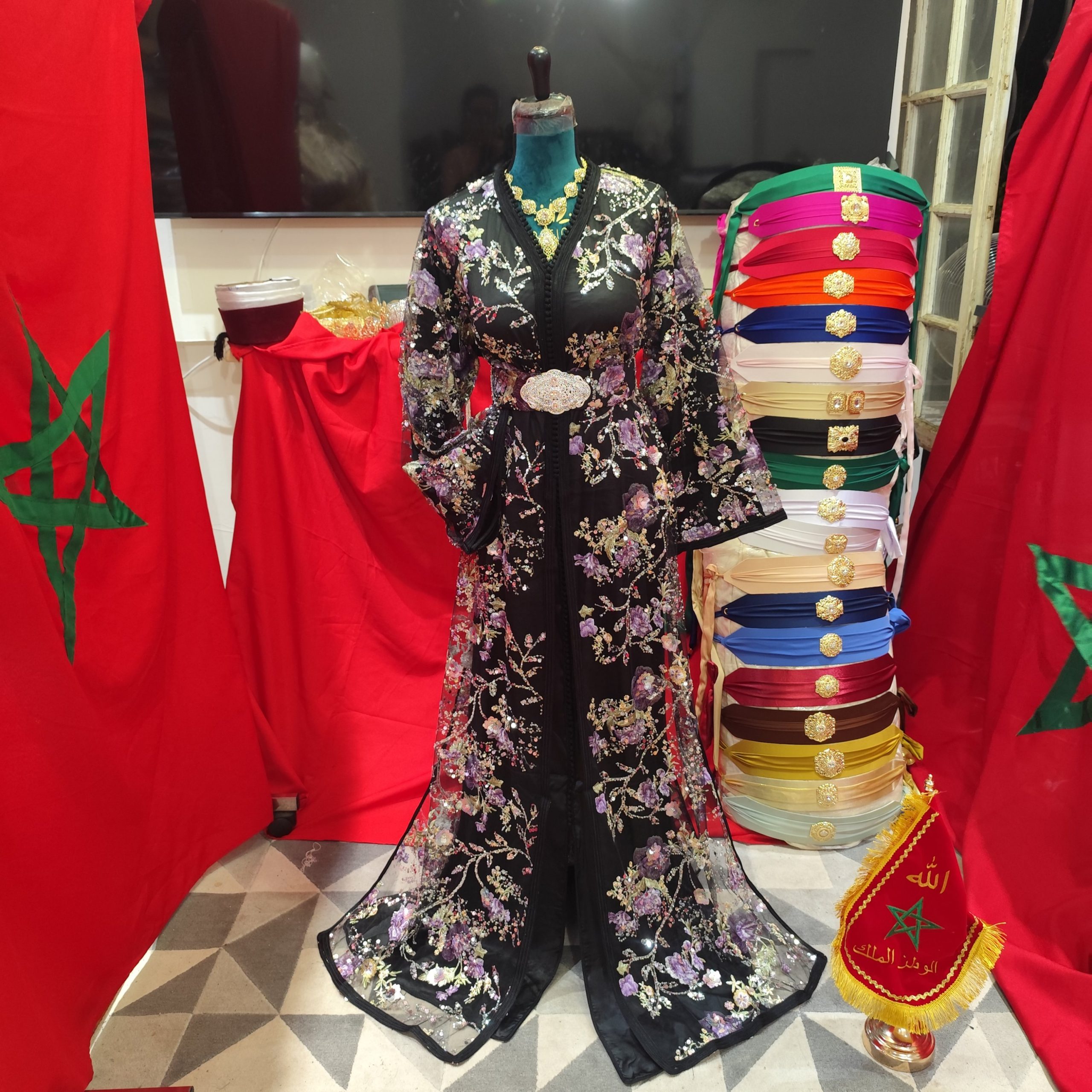caftan marocain neuf avec ceinture
grande taille – Image 13