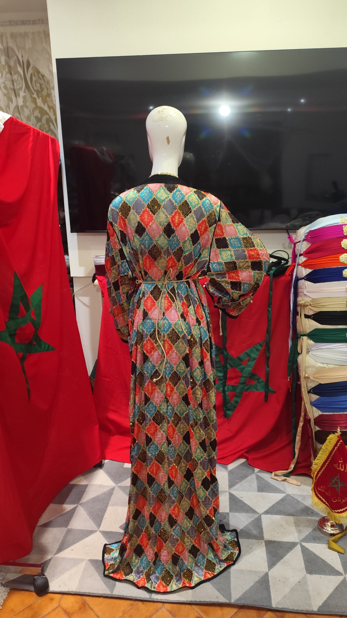 caftan marocain neuf avec ceinture grande taille – Image 7