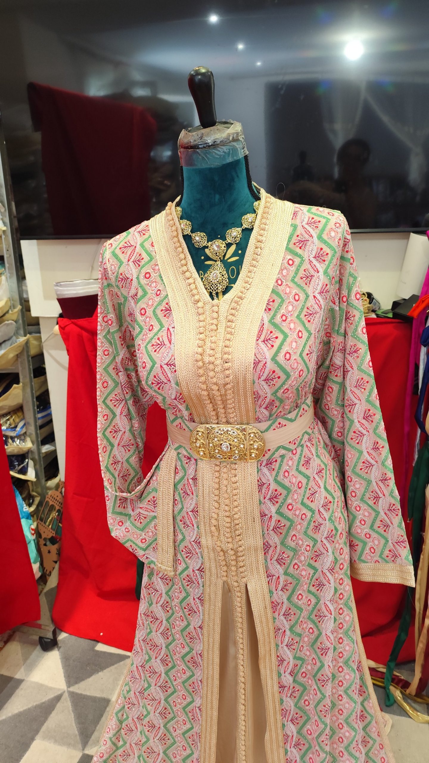 caftan marocain neuf avec ceinture – Image 8